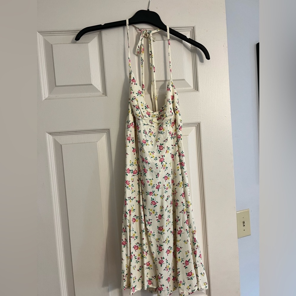 Zara floral mini dress